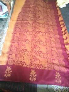 Double Colour Rashme Saree