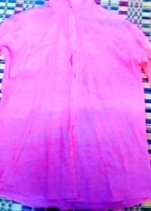 Coral Casual Shirt. Boys Super Shart