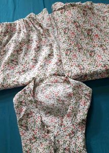 Floral Top &amp;Skirt Set 👗🙀🪄