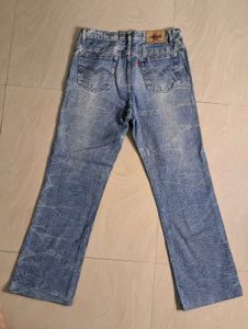 Acid Wash Denim Jeans