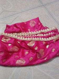 Pink Banarasi Dupatta