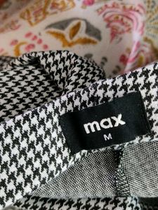 Black And White Printed Trouser