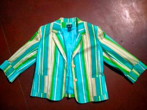 Striped Casual Blazer