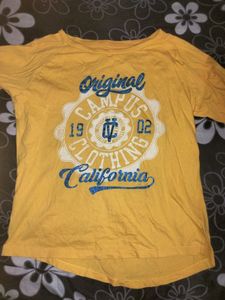 Mustard Long Hand T Shirt