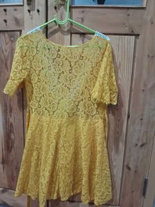 Boho Lace Mini Dress