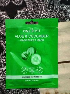 Pink Rush Aloe & Cucumber Mask
