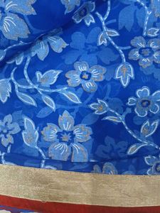 Floral Print Saree
