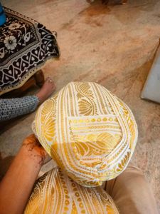 Ornate Gold &amp; White Hat 😍