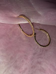 Chalk By Pantaloons Golden Hoops