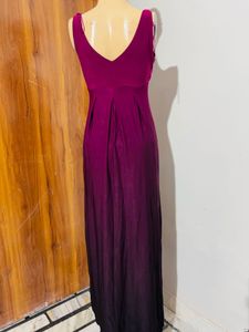 Elegant Magenta Maxi Dress