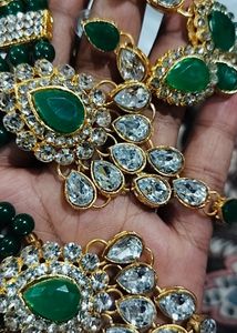 Kundan Heavy Necklace Set With Earrings