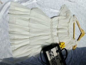 Dreamy White Dress For Women 🤍