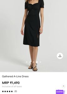 Gathered Midi Dress