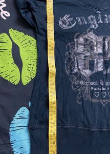 Vintage England Oxford Graphic Top