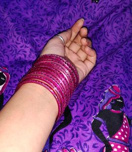 Pink Bangle Set