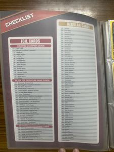 Slam Attacks Card File With 250cards