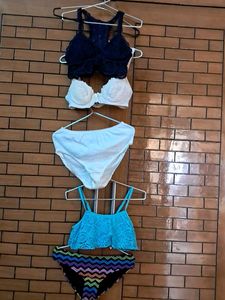 Combo Of  Five  Imported Fabric Bra