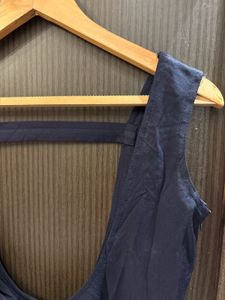 Navy Maxi Dress with Blouse