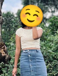 Denim Skirt and top combo