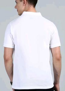 White REVVED DENIM Polo TShirt