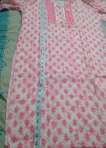 NEW Pink Printed Kurta with Palazzos