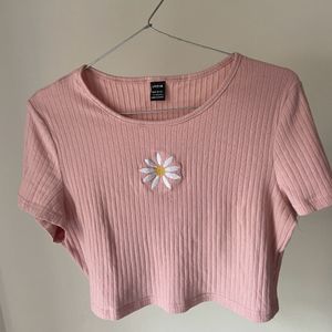 Shein Ribbed Baby Tee