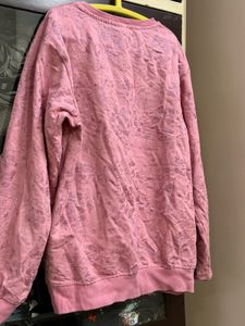 Guess Pink Floral Sweatshirt
