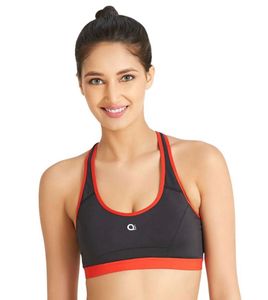 Amante back closure lightly padded sports bra