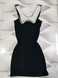 Pearl Detailing Bodycon Dress