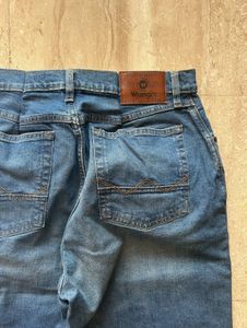 Men's Blue Denim Jeans wrangler size 36-38