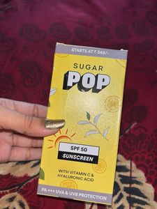 Brand-new Sugar pop sunscreen, SPF 50