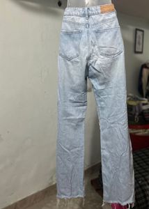Long Straight Fit Denim