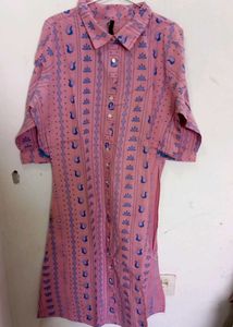 Longline Printed Kurta Top