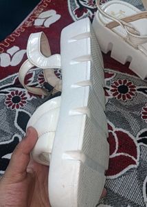 White Platform Sandals