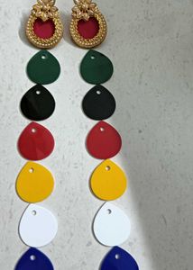 One Earings By Multiple Colours