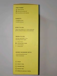 Foxtale Exfoliating Facial Toner