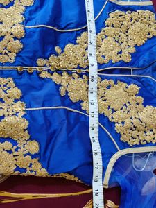 golden, blue  Lehenga Choli