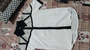 Beautiful Stylish Black & White Shirt