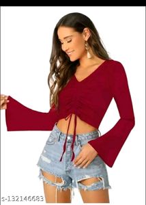 🤩🤩New Causal Butterfly Sleeves Girl Crop T Shirt