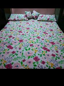 New 5 Pcs Double Bed Bedsheet