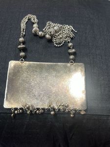 Statement Silver Tone Necklace
