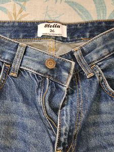 Dark Blue Straight Jeans