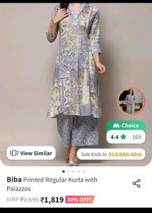 Biba Elegant Kurta Set