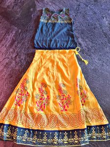 Girls Ethnic Skirt & Top Set