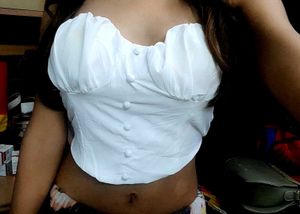 White Paded Corset