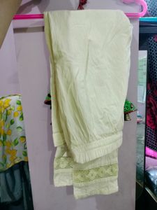 Light Cream Colour Cigrette Pant For Women