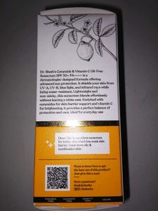 Dr.Sheth&#39;s Ceramide and Vitamin C sunscreen