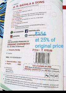 Himanshu Pandey Organic Chemistry