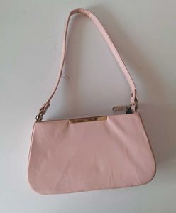 Light Pink Handbag and cream Slingbag