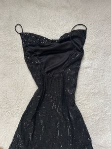 Backless Sequin Mini Dress